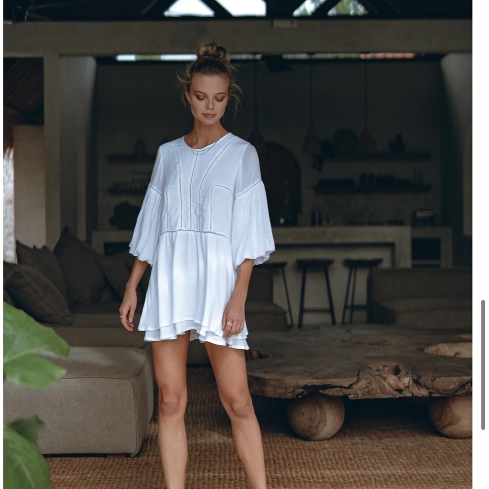 Pampelone Celine white dress NWT